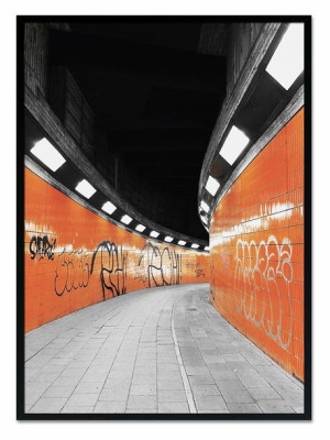 Obraz na płótnie tunel miejski 53x73cm