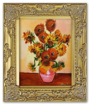 Obraz olejny ręcznie malowany Vincent van Gogh Słoneczniki kopia