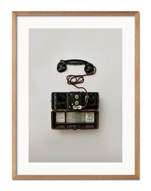 Obraz stary telefon retro 33x43cm