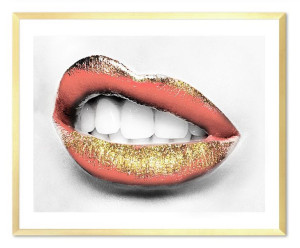 Obraz na płótnie usta glamour 43x53cm