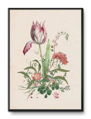 Obraz malownicze kwiaty 31x41cm