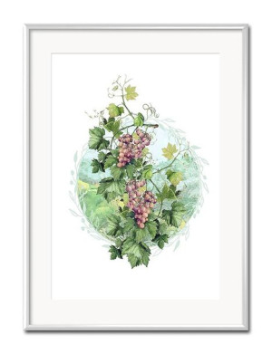 Obraz malownicze kwiaty 31x41cm