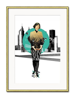 Obraz plakat glamour 31x41cm