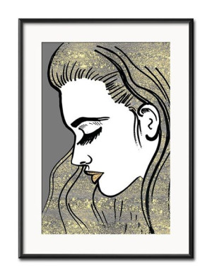 Obraz plakat glamour 31x41cm