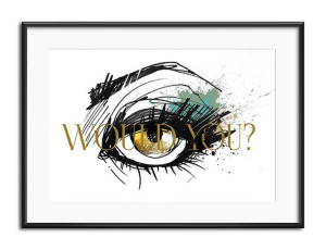 Obraz plakat glamour 31x41cm