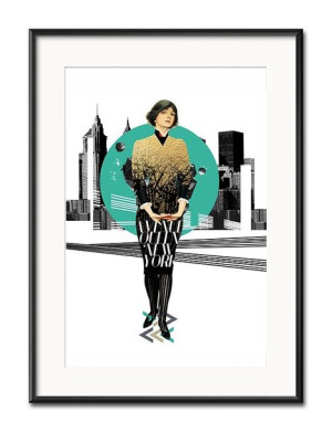 Obraz plakat glamour 31x41cm