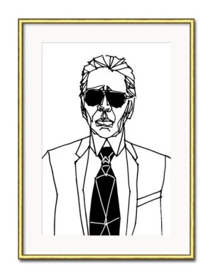 Obraz plakat glamour 31x41cm