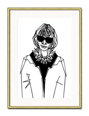 Obraz plakat glamour