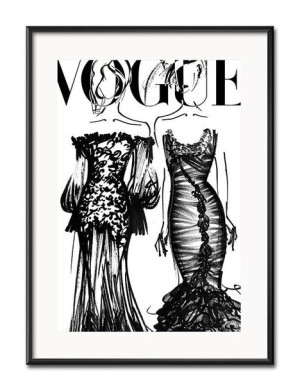 Obraz plakat glamour 31x41cm