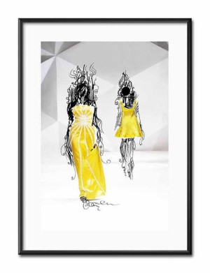 Obraz plakat glamour 31x41cm