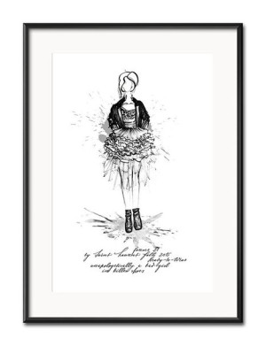 Obraz plakat glamour 31x41cm
