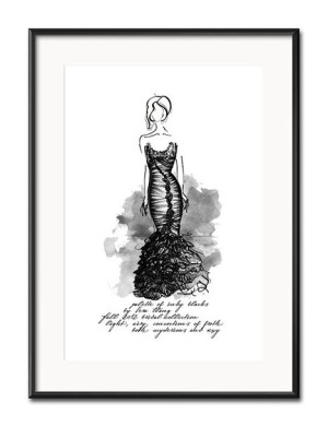 Obraz plakat glamour 31x41cm