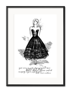 Obraz plakat glamour 31x41cm
