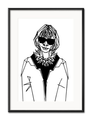 Obraz plakat glamour 31x41cm