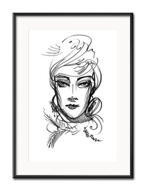 Obraz plakat glamour