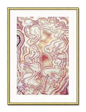 Obraz kolorowe kryształy kamienie minerały 31x41cm