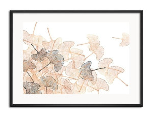 Obraz glamour jesienne liście 31x41cm