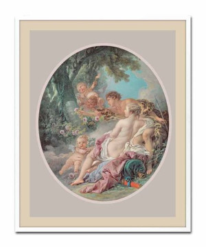 Obraz na płótnie sielski wypoczynek 43x53cm