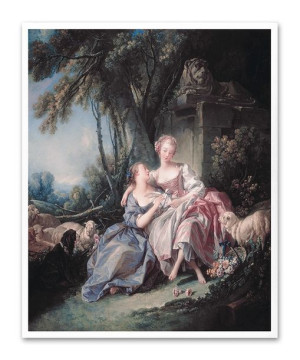 Obraz na płótnie sielski wypoczynek 43x53cm