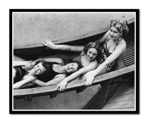 Obraz plakat na płótnie glamour 43x53cm