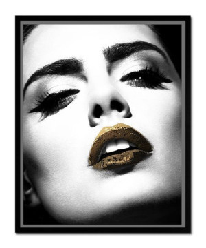 Obraz na płótnie kobieta glamour 43x53cm