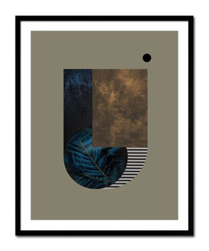 Obraz na płótnie figury geometryczne 43x53cm