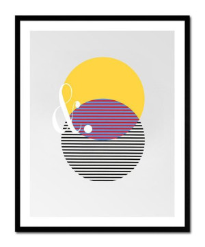 Obraz na płótnie figury geometryczne 43x53cm