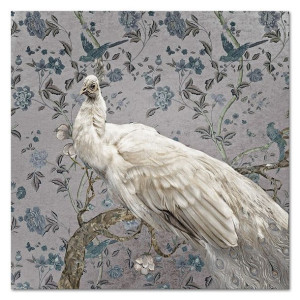 Obraz na płótnie szaro-złoty glamour 60x60cm