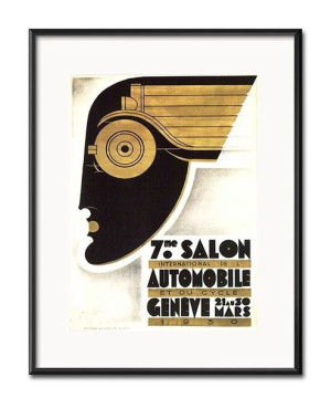 Obraz Art Deco 21x26cm