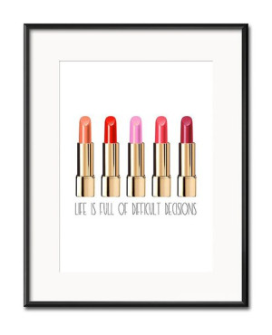 Obraz do salonu kosmetycznego Glamour 21x26cm