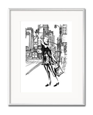 Obraz plakat nowoczesny 21x26cm