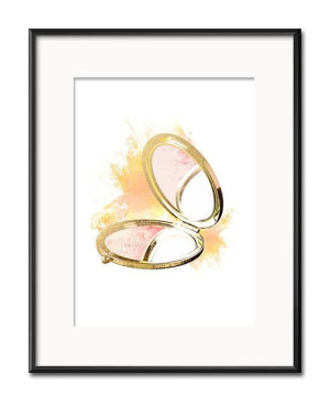 Obraz do salonu kosmetycznego Glamour 21x26cm