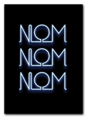 Obraz na płótnie 50x70 cm plakat neon
