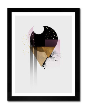 Obraz na płótnie 33x43 cm plakat figury geometryczne