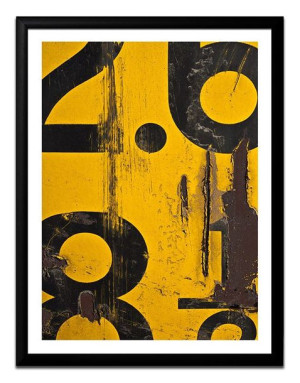 Obraz na płótnie w ramie 33x43 cm plakat napis