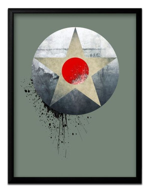 Obraz na płótnie w ramie 33x43 cm plakat gwiazda