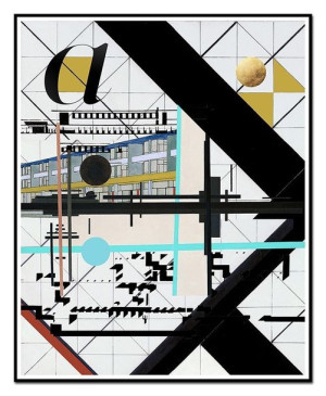 Obraz na płótnie 40x50 cm plakat abstrakcja