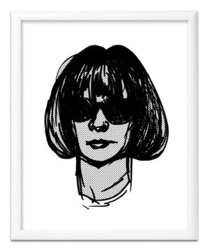 Obraz plakat na płótnie glamour 23x28cm