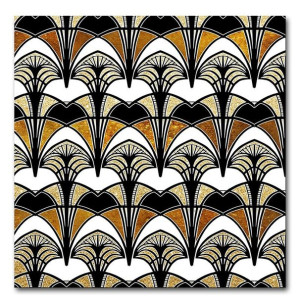 Obraz na płótnie Art Deco 30x30cm