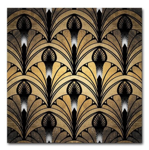 Obraz na płótnie Art Deco 30x30cm