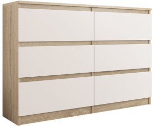 Komoda 120cm Szafka 6 Szuflad Sonoma Mix * Prod Pl