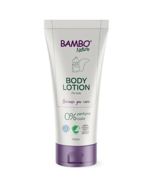 Balsam do ciała dla dzieci bez perfum i barwników Bambo Nature 100 ml