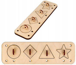 Puzzle Do Tablicy Sensorycznej Manipulacyjnej V5