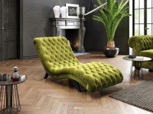 Szezlong GLAMOUR! Królewska leżanka!Chesterfield