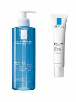 LA ROCHE EFFACLAR DUO + krem + ŻEL effaclar 400ml