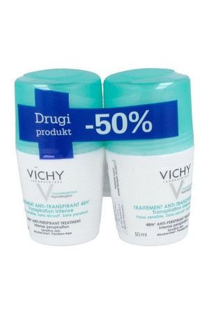 VICHY ANTYPERSPIRANT ROLL-ON kulka zielona 2X50ml