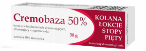 CREMOBAZA 50% Krem z mocznikiem zrogowacenia 30g