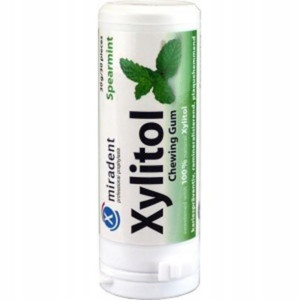 MIRADENT XYLITOL GUMA 30 SZTUK mięta kędzierzawa
