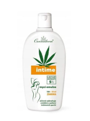 INTIME Płyn do higieny intymnej 200ml Cannaderm