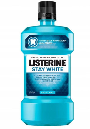 Listerine STAY WHITE płyn do płukania ust 500ml